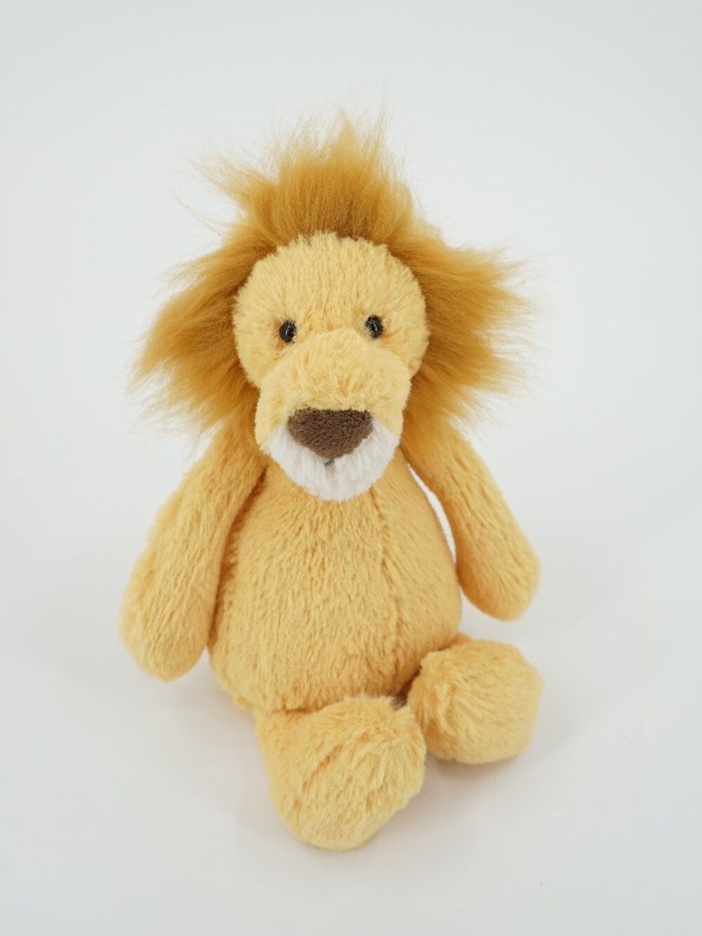 Jellycat London Bashful Lion Plush Retired 8" Small Stuffed Animal